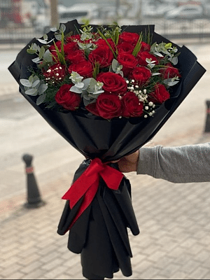  Alanya aynı gün çiçek - 25 Kırmızı Gül Buket